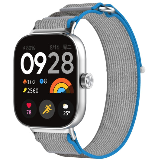 For Xiaomi Smart Band 9 Pro / 8 Pro Loop Nylon Watch Band(Blue Grey) - Watch Bands by buy2fix | Online Shopping UK | buy2fix