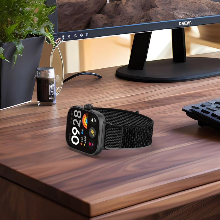 For Xiaomi Smart Band 9 Pro / 8 Pro Loop Nylon Watch Band(Black Grey) - Watch Bands by buy2fix | Online Shopping UK | buy2fix