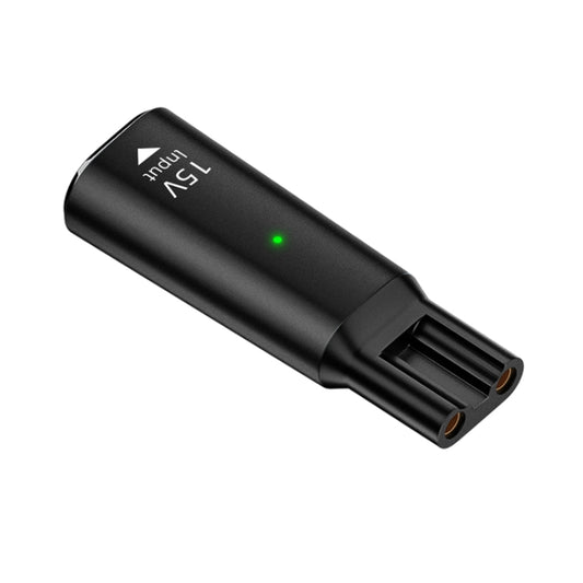 Shaver / Clipper Charging Adapter for Philips, Interface:Type-C to 15V Oval(Black) - Shavers Parts & Accessories by buy2fix | Online Shopping UK | buy2fix