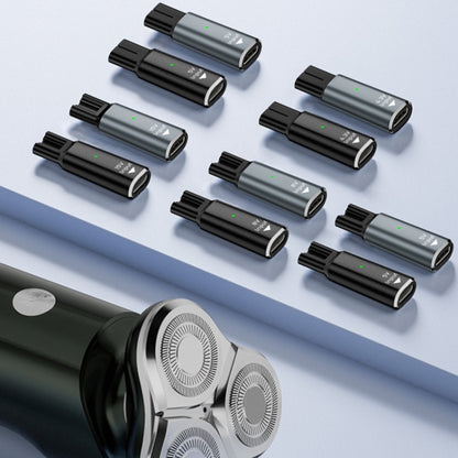 Shaver / Clipper Charging Adapter for Philips, Interface:Type-C to 5V Single Slot(Black) by buy2fix