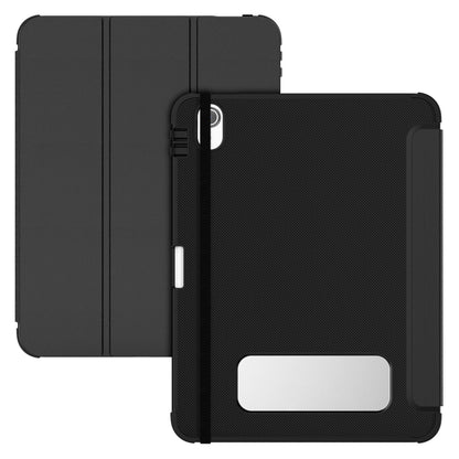 For iPad 2025 / 2022 Carbon Fiber Leather Smart Tablet Case(Black) - iPad 2025 / 2022 Cases by buy2fix | Online Shopping UK | buy2fix
