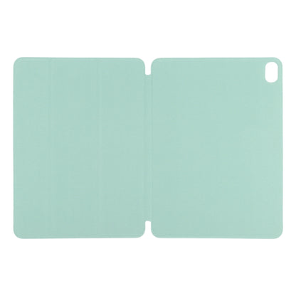 For iPad Air 11 2025 / 2024 Double-sided Clip Non-buckle Magnetic PU Smart Tablet Case(Light Green) - iPad Air 11 2025 / 2024 Cases by buy2fix | Online Shopping UK | buy2fix