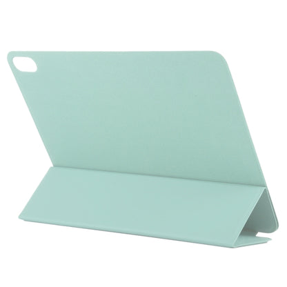 For iPad Air 11 2025 / 2024 Double-sided Clip Non-buckle Magnetic PU Smart Tablet Case(Light Green) - iPad Air 11 2025 / 2024 Cases by buy2fix | Online Shopping UK | buy2fix