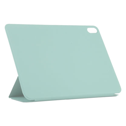 For iPad Air 11 2025 / 2024 Double-sided Clip Non-buckle Magnetic PU Smart Tablet Case(Light Green) - iPad Air 11 2025 / 2024 Cases by buy2fix | Online Shopping UK | buy2fix