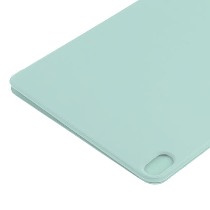 For iPad Air 11 2025 / 2024 Double-sided Clip Non-buckle Magnetic PU Smart Tablet Case(Light Green) - iPad Air 11 2025 / 2024 Cases by buy2fix | Online Shopping UK | buy2fix