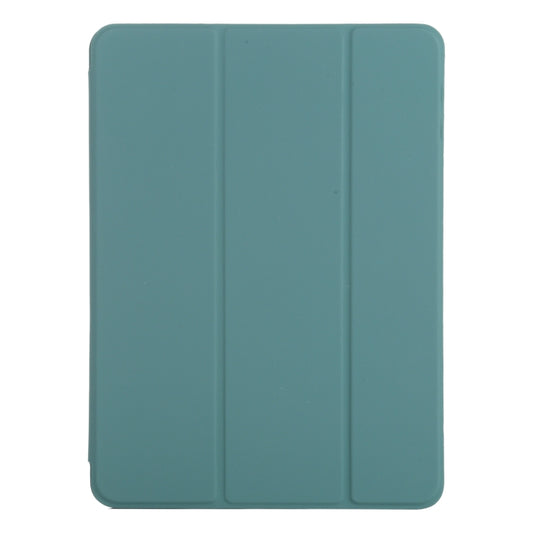 For iPad Air 11 2025 / 2024 Double-sided Clip Non-buckle Magnetic PU Smart Tablet Case(Green) - iPad Air 11 2025 / 2024 Cases by buy2fix | Online Shopping UK | buy2fix