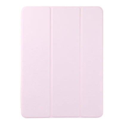 For iPad Air 11 2025 / 2024 Double-sided Clip Non-buckle Magnetic PU Smart Tablet Case(Pink) - iPad Air 11 2025 / 2024 Cases by buy2fix | Online Shopping UK | buy2fix