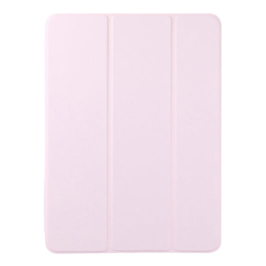 For iPad Air 11 2025 / 2024 Double-sided Clip Non-buckle Magnetic PU Smart Tablet Case(Pink) - iPad Air 11 2025 / 2024 Cases by buy2fix | Online Shopping UK | buy2fix