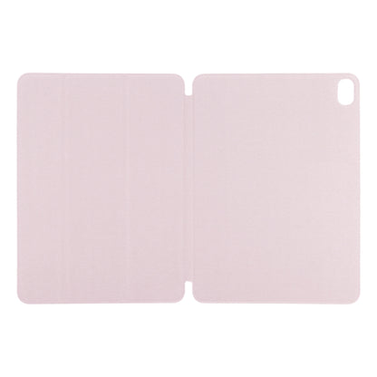 For iPad Air 11 2025 / 2024 Double-sided Clip Non-buckle Magnetic PU Smart Tablet Case(Pink) - iPad Air 11 2025 / 2024 Cases by buy2fix | Online Shopping UK | buy2fix
