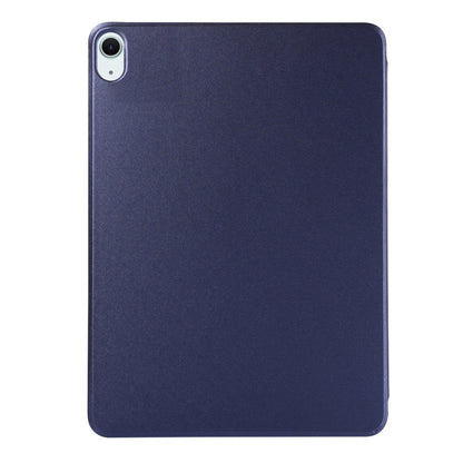 For iPad Air 11 2025 / 2024 Double-sided Clip Non-buckle Magnetic PU Smart Tablet Case(Dark Blue) - iPad Air 11 2025 / 2024 Cases by buy2fix | Online Shopping UK | buy2fix