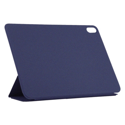 For iPad Air 11 2025 / 2024 Double-sided Clip Non-buckle Magnetic PU Smart Tablet Case(Dark Blue) - iPad Air 11 2025 / 2024 Cases by buy2fix | Online Shopping UK | buy2fix