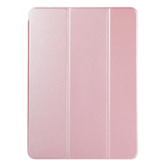 For iPad Air 11 2025 / 2024 Double-sided Clip Non-buckle Magnetic PU Smart Tablet Case(Rose Gold) - iPad Air 11 2025 / 2024 Cases by buy2fix | Online Shopping UK | buy2fix