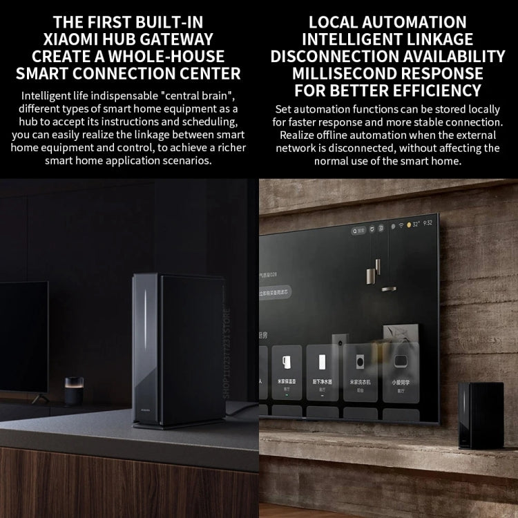 Xiaomi BE6500 Pro WiFi7 Dual Band 8-channel Independent Signal Amplifier 1GB Memory Router, US Plug(Black) - Wireless Routers by Xiaomi | Online Shopping UK | buy2fix