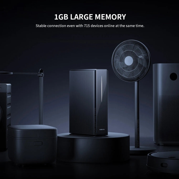 Xiaomi BE6500 Pro WiFi7 Dual Band 8-channel Independent Signal Amplifier 1GB Memory Router, US Plug(Black) - Wireless Routers by Xiaomi | Online Shopping UK | buy2fix