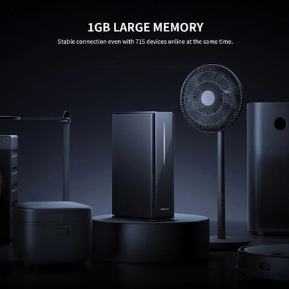 Xiaomi BE6500 Pro WiFi7 Dual Band 8-channel Independent Signal Amplifier 1GB Memory Router, US Plug(Black) - Wireless Routers by Xiaomi | Online Shopping UK | buy2fix