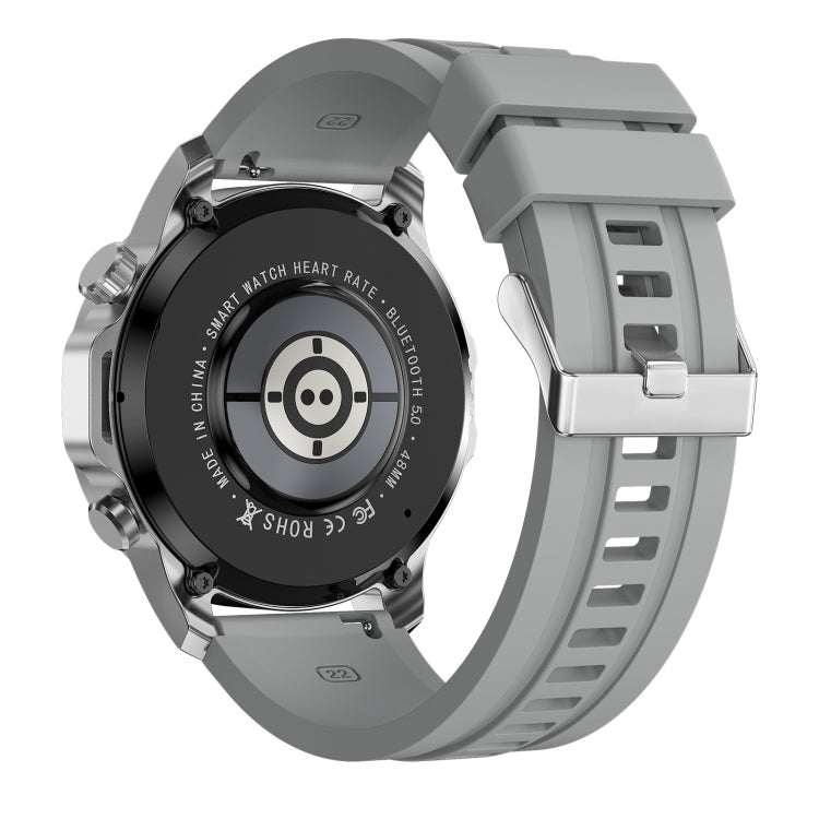 DK68 1.53 inch IP67 BT 5.0 Fitness Sport Smart Watch, Support LED Flashlight / Bluetooth Call / Sleep / Blood Oxygen / Heart Rate / Blood Pressure Health Monitor(Silver) by buy2fix