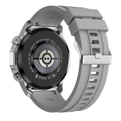 DK68 1.53 inch IP67 BT 5.0 Fitness Sport Smart Watch, Support LED Flashlight / Bluetooth Call / Sleep / Blood Oxygen / Heart Rate / Blood Pressure Health Monitor(Silver) by buy2fix