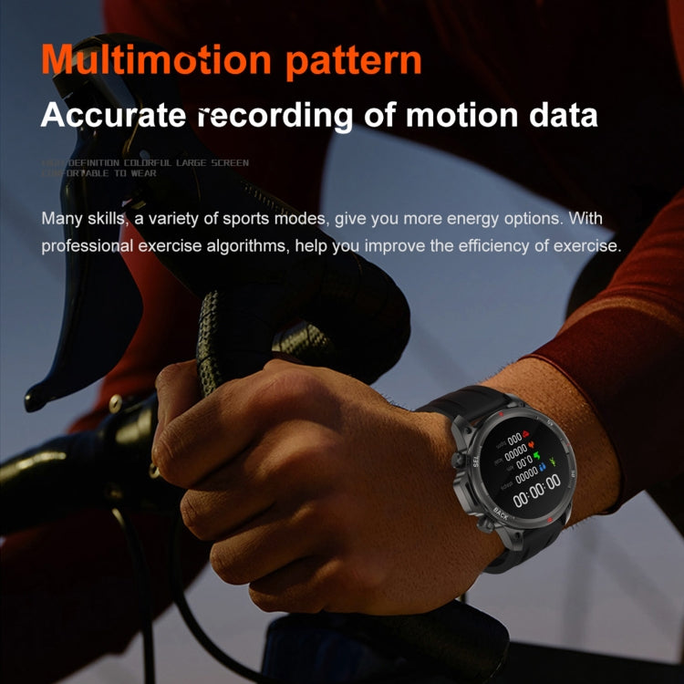 DK68 1.53 inch IP67 BT 5.0 Fitness Sport Smart Watch, Support LED Flashlight / Bluetooth Call / Sleep / Blood Oxygen / Heart Rate / Blood Pressure Health Monitor(Black) by buy2fix