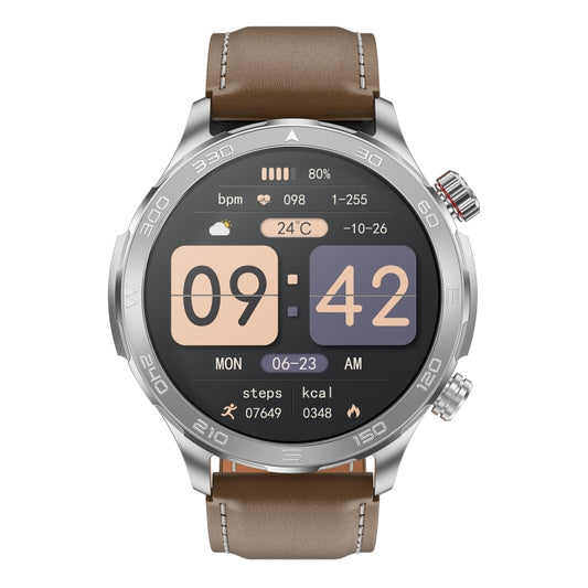 DK67 1.53 inch IP67 BT 5.0 Fitness Sport Smart Watch, Support Bluetooth Call / Sleep / Blood Oxygen / Heart Rate / Blood Pressure Health Monitor(Brown) by buy2fix