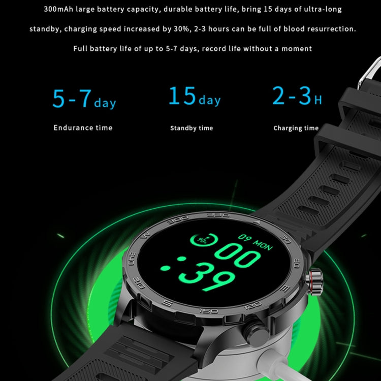 DK67 1.53 inch IP67 BT 5.0 Fitness Sport Smart Watch, Support Bluetooth Call / Sleep / Blood Oxygen / Heart Rate / Blood Pressure Health Monitor(Black) by buy2fix