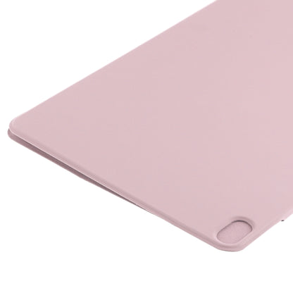 For iPad Air 11 2025 / 2024 Double-sided Clip Fixed Buckle Magnetic PU Leather Smart Tablet Case(Rose Gold) - iPad Air 11 2025 / 2024 Cases by buy2fix | Online Shopping UK | buy2fix