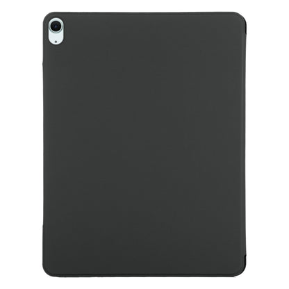 For iPad Air 13 2025 / 2024 Double-sided Clip Fixed Buckle Magnetic PU Leather Smart Tablet Case(Black) - iPad Air 13 2025 / 2024 Cases by buy2fix | Online Shopping UK | buy2fix
