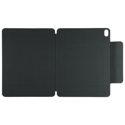 For iPad Air 13 2025 / 2024 Double-sided Clip Fixed Buckle Magnetic PU Leather Smart Tablet Case(Black) - iPad Air 13 2025 / 2024 Cases by buy2fix | Online Shopping UK | buy2fix