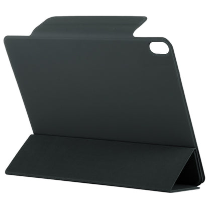 For iPad Air 13 2025 / 2024 Double-sided Clip Fixed Buckle Magnetic PU Leather Smart Tablet Case(Black) - iPad Air 13 2025 / 2024 Cases by buy2fix | Online Shopping UK | buy2fix