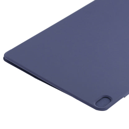 For iPad Air 13 2025 / 2024 Double-sided Clip Fixed Buckle Magnetic PU Leather Smart Tablet Case(Dark Blue) - iPad Air 13 2025 / 2024 Cases by buy2fix | Online Shopping UK | buy2fix