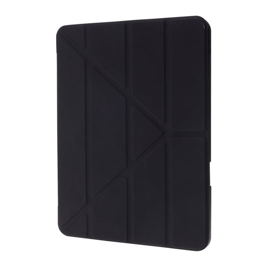 For iPad Air 11 2025 / 2024 Deformation Transparent Acrylic Leather Tablet Case(Black) - iPad Air 11 2025 / 2024 Cases by buy2fix | Online Shopping UK | buy2fix
