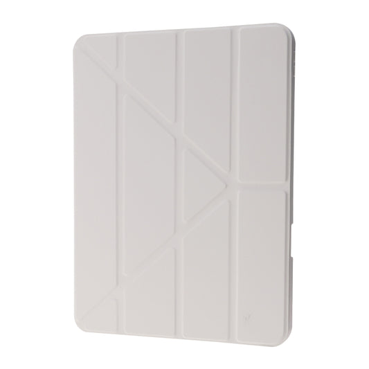 For iPad Air 11 2025 / 2024 Deformation Transparent Acrylic Leather Tablet Case(Grey) - iPad Air 11 2025 / 2024 Cases by buy2fix | Online Shopping UK | buy2fix