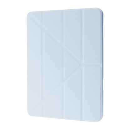 For iPad Air 11 2025 / 2024 Deformation Transparent Acrylic Leather Tablet Case(Light Blue) - iPad Air 11 2025 / 2024 Cases by buy2fix | Online Shopping UK | buy2fix