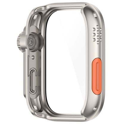 For Huawei Watch Fit3 PC + Tempered Glass Film Full Coverage Watch Protective Case(Starlight) by buy2fix