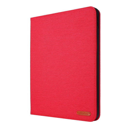 For iPad Air 11 2025 / 2024 Fabric Leather Tablet Case(Red) - iPad Air 11 2025 / 2024 Cases by buy2fix | Online Shopping UK | buy2fix