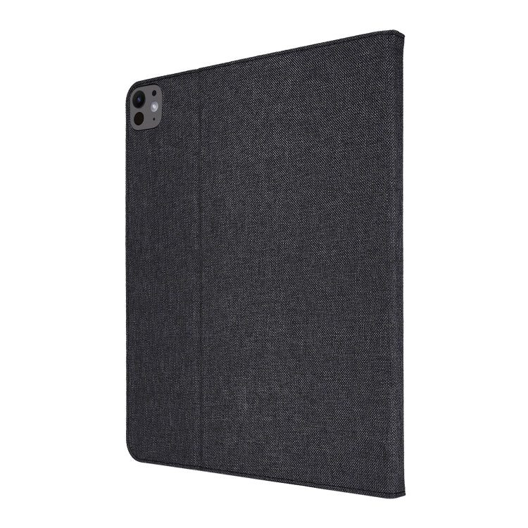 For iPad Air 11 2025 / 2024 Fabric Leather Tablet Case(Black) - iPad Air 11 2025 / 2024 Cases by buy2fix | Online Shopping UK | buy2fix