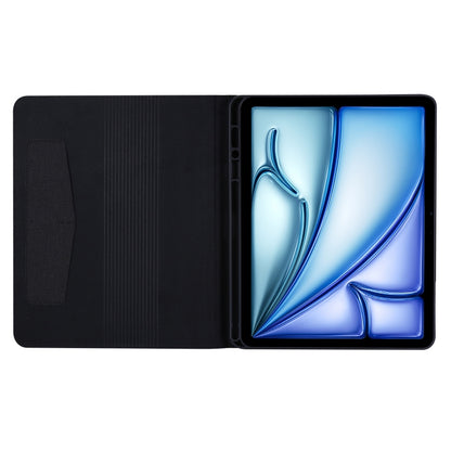 For iPad Air 11 2025 / 2024 Fabric Leather Tablet Case(Black) - iPad Air 11 2025 / 2024 Cases by buy2fix | Online Shopping UK | buy2fix