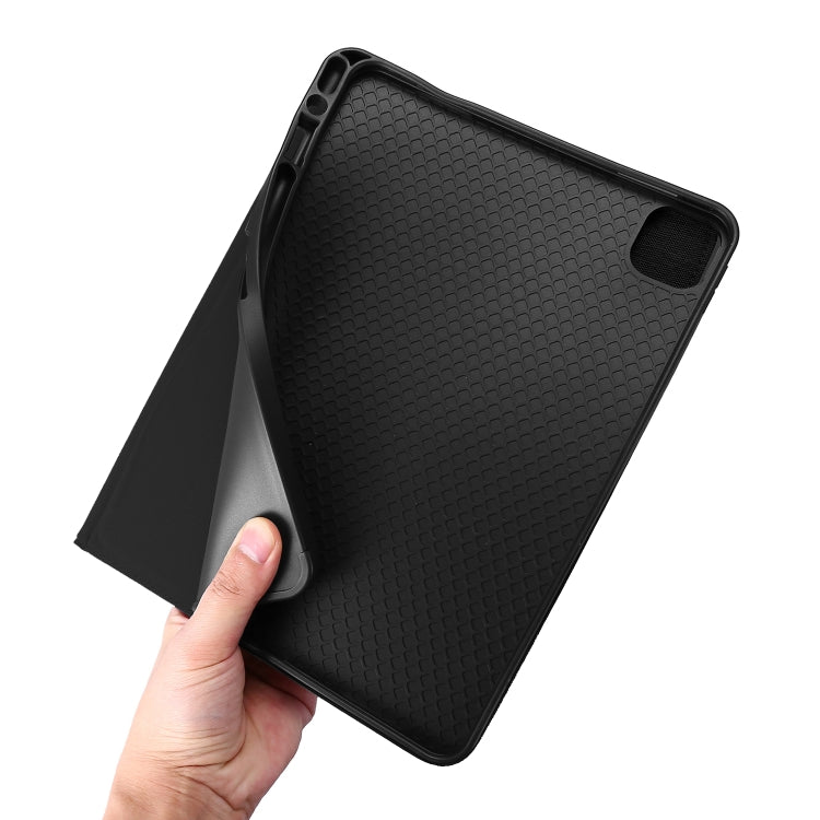 For iPad Air 11 2025 / 2024 Fabric Leather Tablet Case(Black) - iPad Air 11 2025 / 2024 Cases by buy2fix | Online Shopping UK | buy2fix