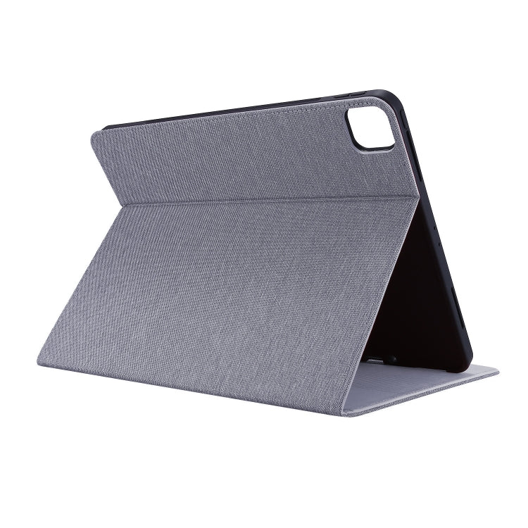 For iPad Air 11 2025 / 2024 Fabric Leather Tablet Case(Grey) - iPad Air 11 2025 / 2024 Cases by buy2fix | Online Shopping UK | buy2fix