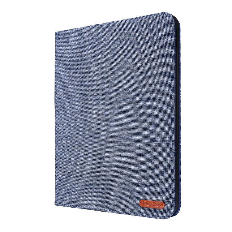 For iPad Air 13 2025 / 2024 Fabric Leather Tablet Case(Blue) - iPad Air 13 2025 / 2024 Cases by buy2fix | Online Shopping UK | buy2fix