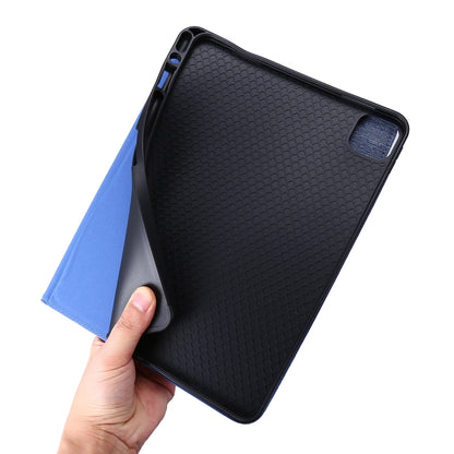 For iPad Air 13 2025 / 2024 Fabric Leather Tablet Case(Blue) - iPad Air 13 2025 / 2024 Cases by buy2fix | Online Shopping UK | buy2fix