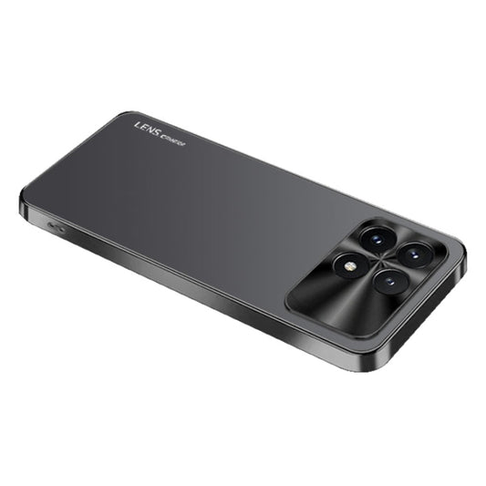 For Xiaomi Redmi K70 Pro AG Frosted Electroplating Acrylic Phone Case(Black) - Xiaomi Cases by buy2fix | Online Shopping UK | buy2fix