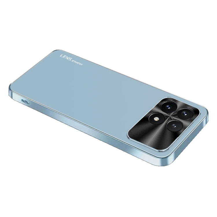 For Xiaomi Redmi K70 AG Frosted Electroplating Acrylic Phone Case(Sierra Blue) by buy2fix