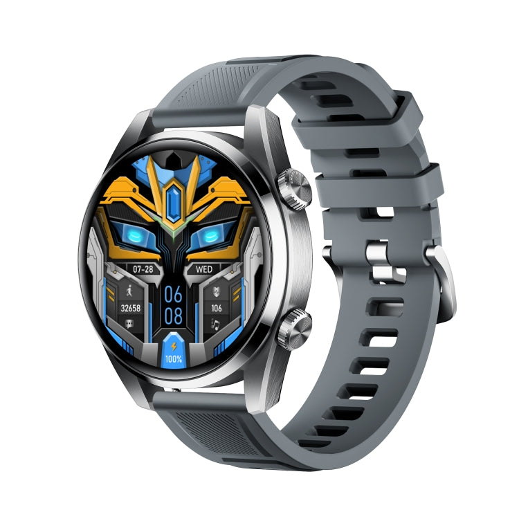 WS-11 1.43 inch IP67 Sport Smart Watch, Support Bluetooth Call / Sleep / Blood Oxygen / Heart Rate / Blood Pressure Health Monitor(Silver) by buy2fix