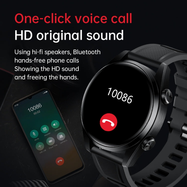 WS-11 1.43 inch IP67 Sport Smart Watch, Support Bluetooth Call / Sleep / Blood Oxygen / Heart Rate / Blood Pressure Health Monitor(Black) by buy2fix