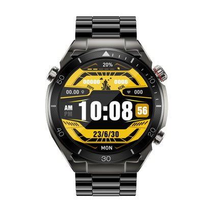 WS-20 1.43 inch IP67 Sport Smart Watch Support Bluetooth Call / Sleep / Blood Oxygen / Heart Rate / Blood Pressure Health Monitor, Steel Strap(Black) by buy2fix