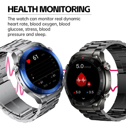 WS-20 1.43 inch IP67 Sport Smart Watch Support Bluetooth Call / Sleep / Blood Oxygen / Heart Rate / Blood Pressure Health Monitor, Steel Strap(Silver) by buy2fix