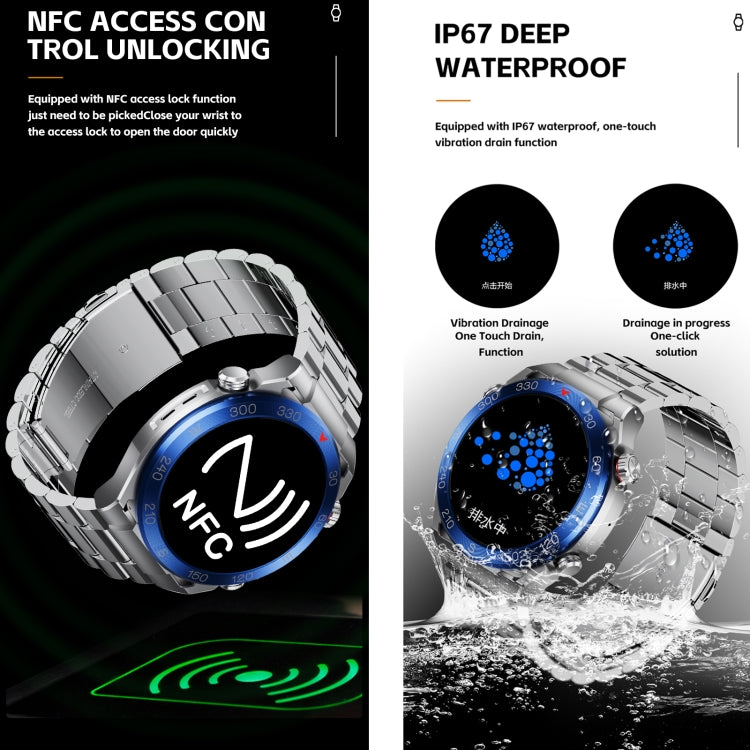 WS-20 1.43 inch IP67 Sport Smart Watch Support Bluetooth Call / Sleep / Blood Oxygen / Heart Rate / Blood Pressure Health Monitor, Silicone Strap(Black) by buy2fix