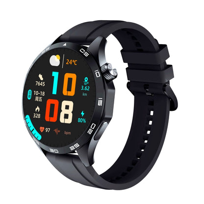 WS-26 1.52 inch IP67 Sport Smart Watch Support Bluetooth Call / Sleep / Blood Oxygen / Heart Rate / Blood Pressure Health Monitor, Silicone Strap(Black) by buy2fix