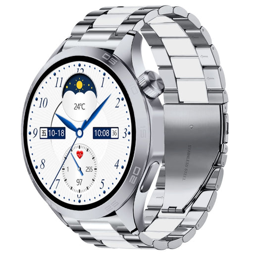 WS-26 1.52 inch IP67 Sport Smart Watch Support Bluetooth Call / Sleep / Blood Oxygen / Heart Rate / Blood Pressure Health Monitor, Steel Strap(Silver) by buy2fix