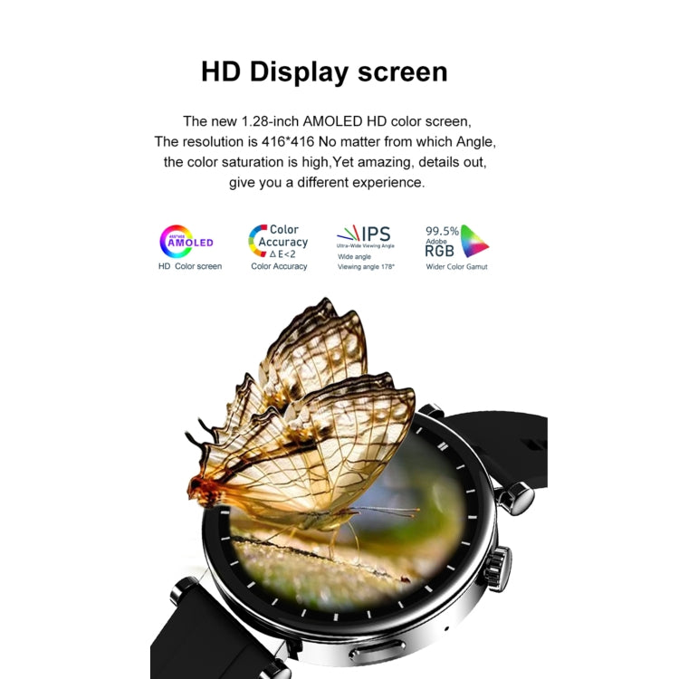 WS520 1.28 inch IP67 Sport Smart Watch, Support Bluetooth Call / Sleep / Blood Oxygen / Heart Rate / Blood Pressure Health Monitor(Gold+White) by buy2fix